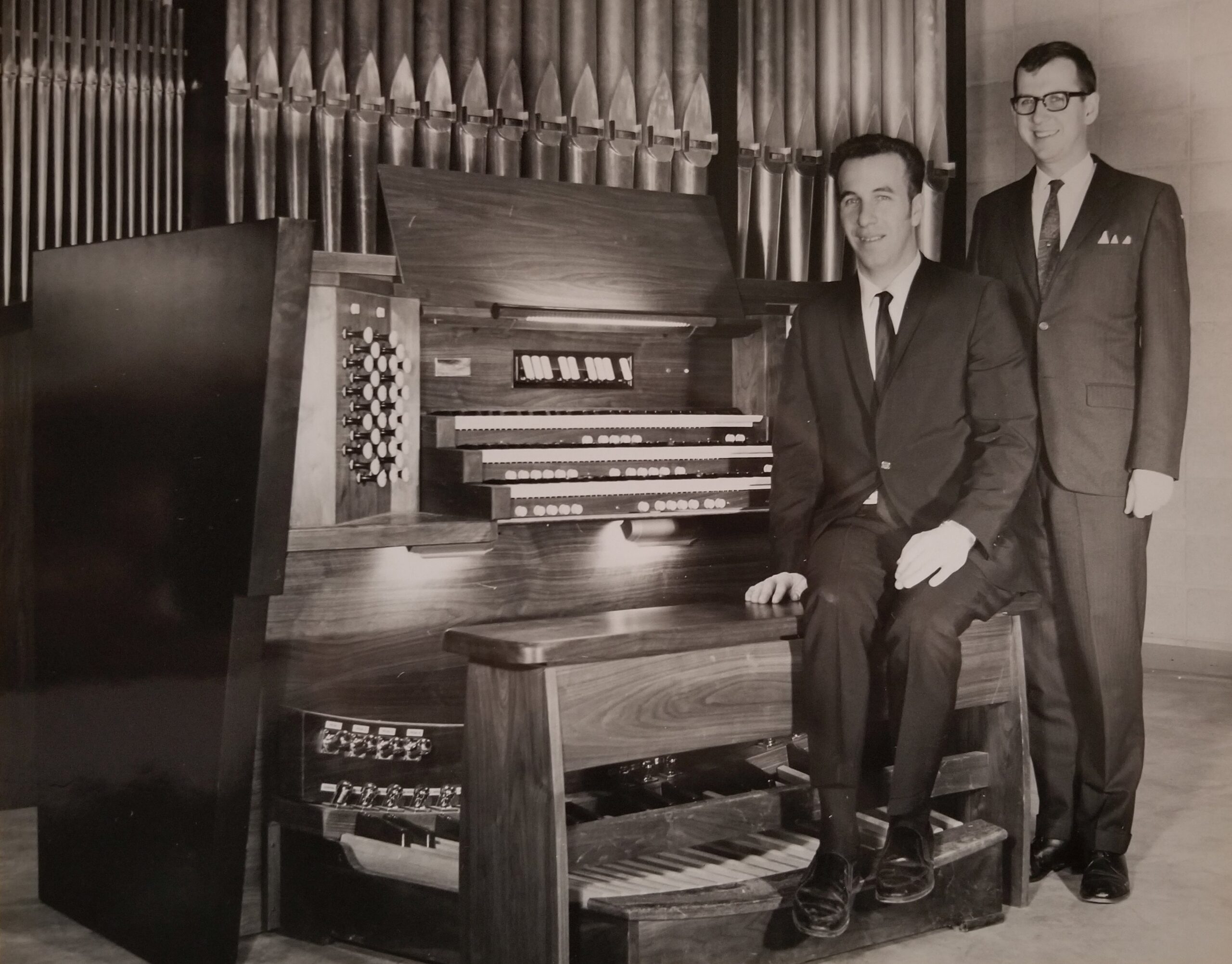 Founders of Foley-Baker Inc. Pipe Organ Masters Mike Foley and Bill Baker